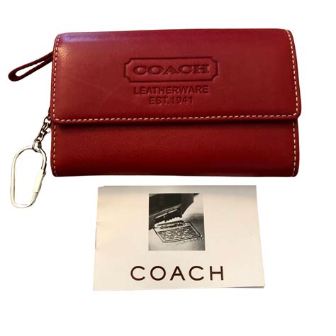 coach leatherware est 1941 wallet